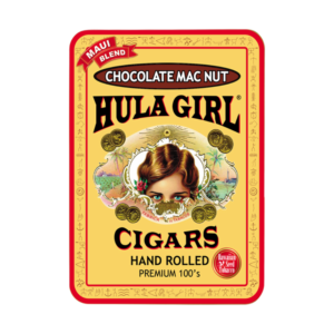 HULA GIRL CHOCOLATE MAC NUT CIGAR 14-8PK TIN